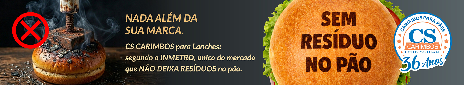 carimbo elétrico para pão cs carimbos